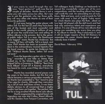 CD Martin Barre: A Trick Of Memory