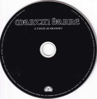CD Martin Barre: A Trick Of Memory