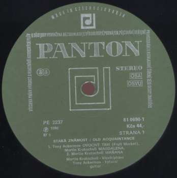 LP Martin Kratochvíl: Stará Známost / Old Acquaintance