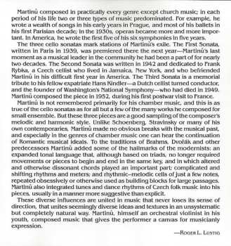 CD Bohuslav Martinů: Cello Sonatas