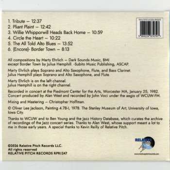 CD Julius Hemphill: Circle The Heart