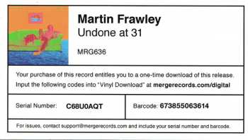 LP Marty Frawley: Undone at 31 LTD | CLR