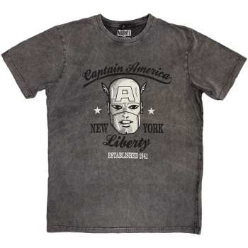 Merch Marvel Comics: Stone Wash Camiseta Captain America Est. 1941