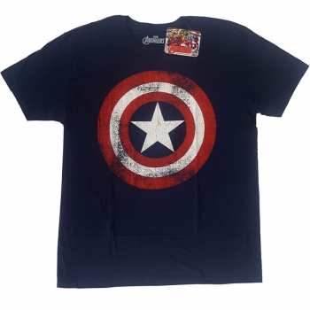 Merch Marvel Comics: Camiseta Captain America Distressed Shield 