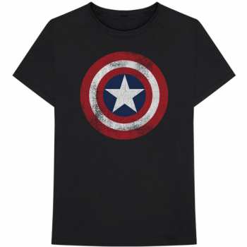 Merch Marvel Comics: Camiseta Captain America Distressed Shield 