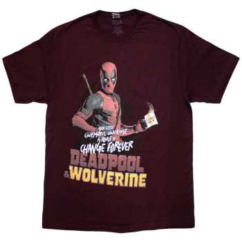 Merch Marvel Comics: Camiseta Deadpool & Wolverine Change Universe
