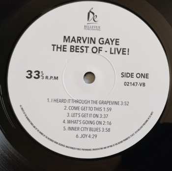 LP Marvin Gaye: The Best Of - Live!