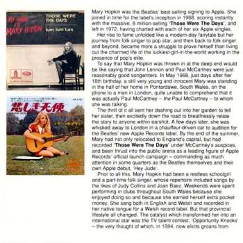 CD Mary Hopkin: Those Were The Days = ベスト・オブ