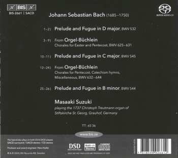 SACD Johann Sebastian Bach: Organ Works On The Christoph Treutmann Organ Stiftskirche St. George, Grauhof - Vol. 5 ...Orgelbüchlein (II)...