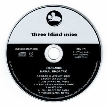 CD Masaru Imada Trio: Standards