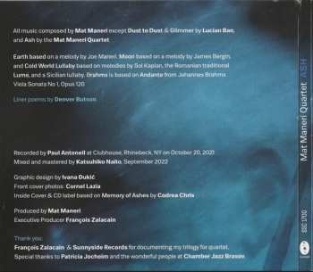 CD Mat Maneri Quartet: Ash