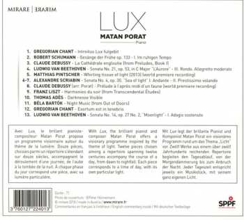 CD Matan Porat: Lux