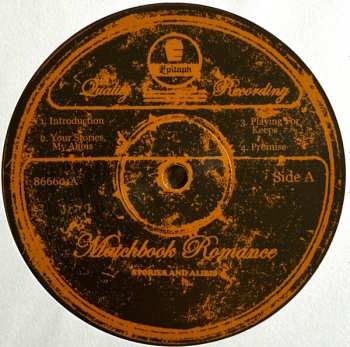 2LP Matchbook Romance: Stories And Alibis CLR | LTD