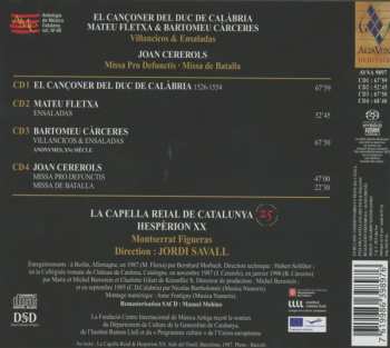 3CD/SACD Jordi Savall: El Cançoner Del Duc De Calàbria / Villancicos & Ensaladas / Missa Pro Defunctis · Missa De Batalla