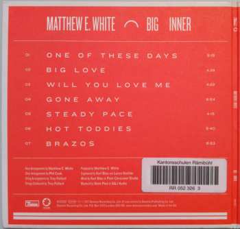 CD Matthew E. White: Big Inner