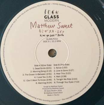LP Matthew Sweet: Kimi Ga Suki * Raifu (キミがスキ・ライフ) LTD | CLR