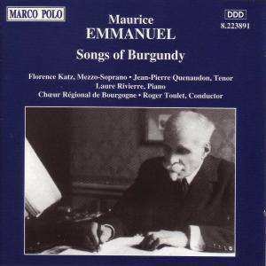 Album Maurice Emmanuel: Songs Of Burgundy