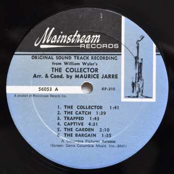 LP Maurice Jarre: The Collector (Original Sound Track Recording)