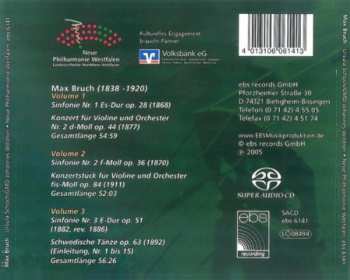 Caja/3SACD Max Bruch: Der Romantische Sinfoniker (Gesamteinspielung Der Sinfonien)