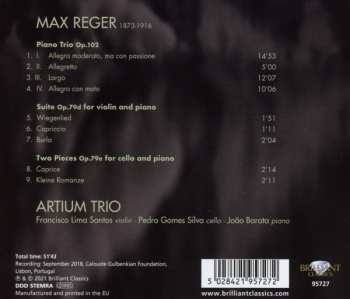 CD Max Reger: Piano Trio Op. 102