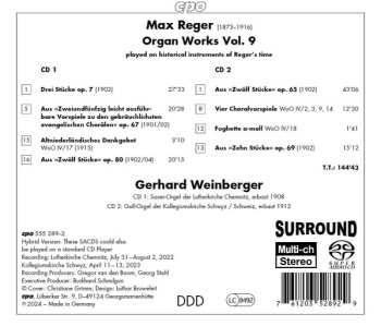 2SACD Max Reger: Organ Works Vol. 9