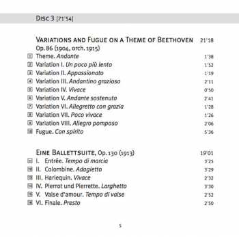 3CD Max Reger: Orchestral Works