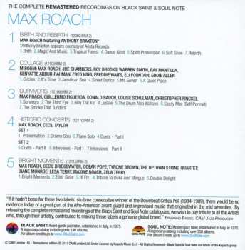 6CD/Caja Max Roach: The Complete Remastered Recordings On Black Saint & Soul Note