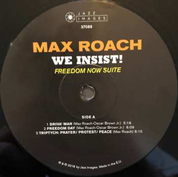 LP Max Roach: We Insist! Freedom Now Suite