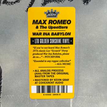 LP The Upsetters: War Ina Babylon CLR | LTD