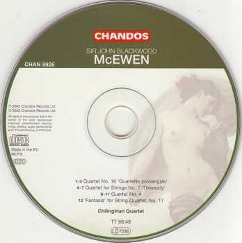 CD Chilingirian String Quartet: String Quartets Volume 1