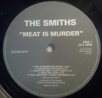 LP The Smiths: Meat Is Murder