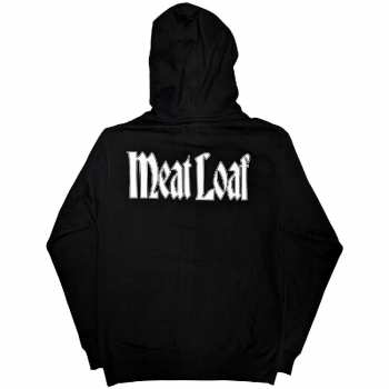 Mercancía Meat Loaf: Meat Loaf Unisex Pullover Hoodie: Bat Out Of Hell (back Print) (small) S