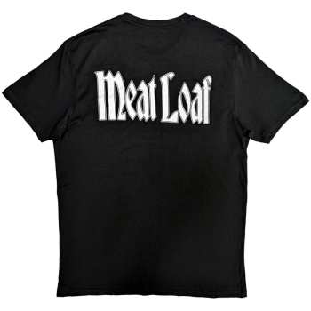Mercancía Meat Loaf: Meat Loaf Unisex T-shirt: Bat Out Of Hell Cover (back Print) (small) S