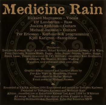 CD Medicine Rain: Still Confused But On A Higher Level