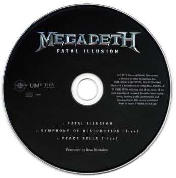 CD Megadeth: Fatal Illusion