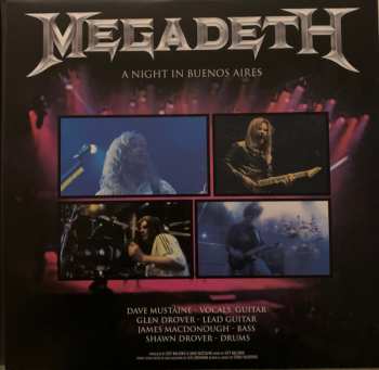 3LP Megadeth: A Night In Buenos Aires LTD
