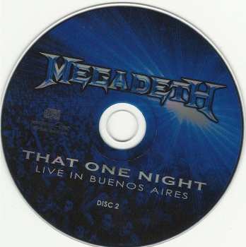2CD Megadeth: That One Night: Live In Buenos Aires