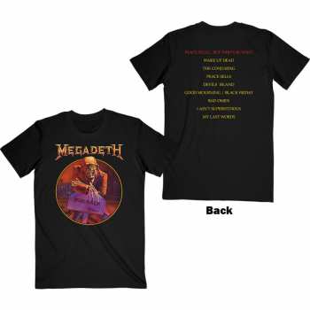 Mercancía Megadeth: Tričko Peace Sells… Track List  S