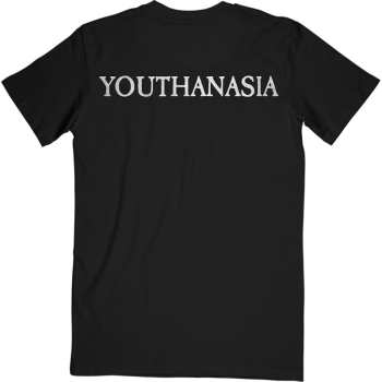 Mercancía Megadeth: Megadeth Unisex T-shirt: Youthanasia Ripped Thru (black) (back Print) (small) S