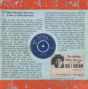 CD Meic Stevens: Rain In The Leaves: The EPs, Volume 1