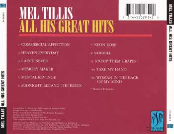 CD Mel Tillis: All His Great Hits