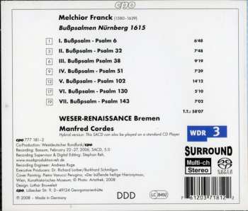 SACD Melchior Franck: Melchior Franck: Bußpsalmen 1615