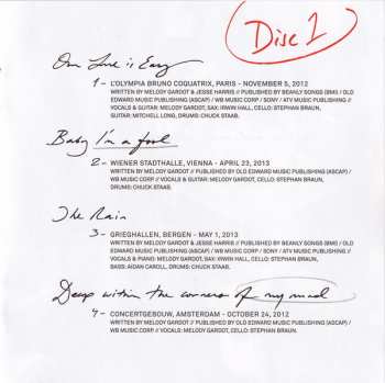 2CD Melody Gardot: Live In Europe