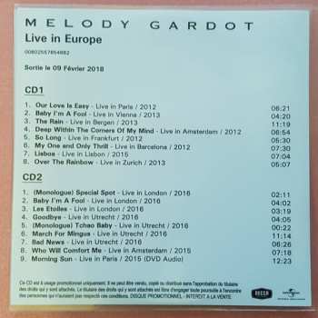 2CD Melody Gardot: Live In Europe