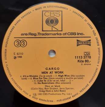 LP Men At Work: Cargo