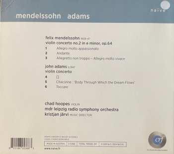 CD John Adams: Violin Concertos