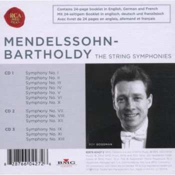 3CD/Caja Felix Mendelssohn-Bartholdy: The String Symphonies