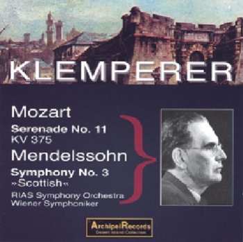 CD Mendelssohn / Klemperer: Sinfonie 3 Mozart Serenade