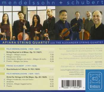CD Franz Schubert: Mendelssohn + Schubert