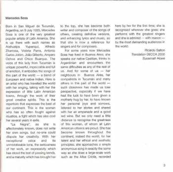 CD Mercedes Sosa: Misa Criolla